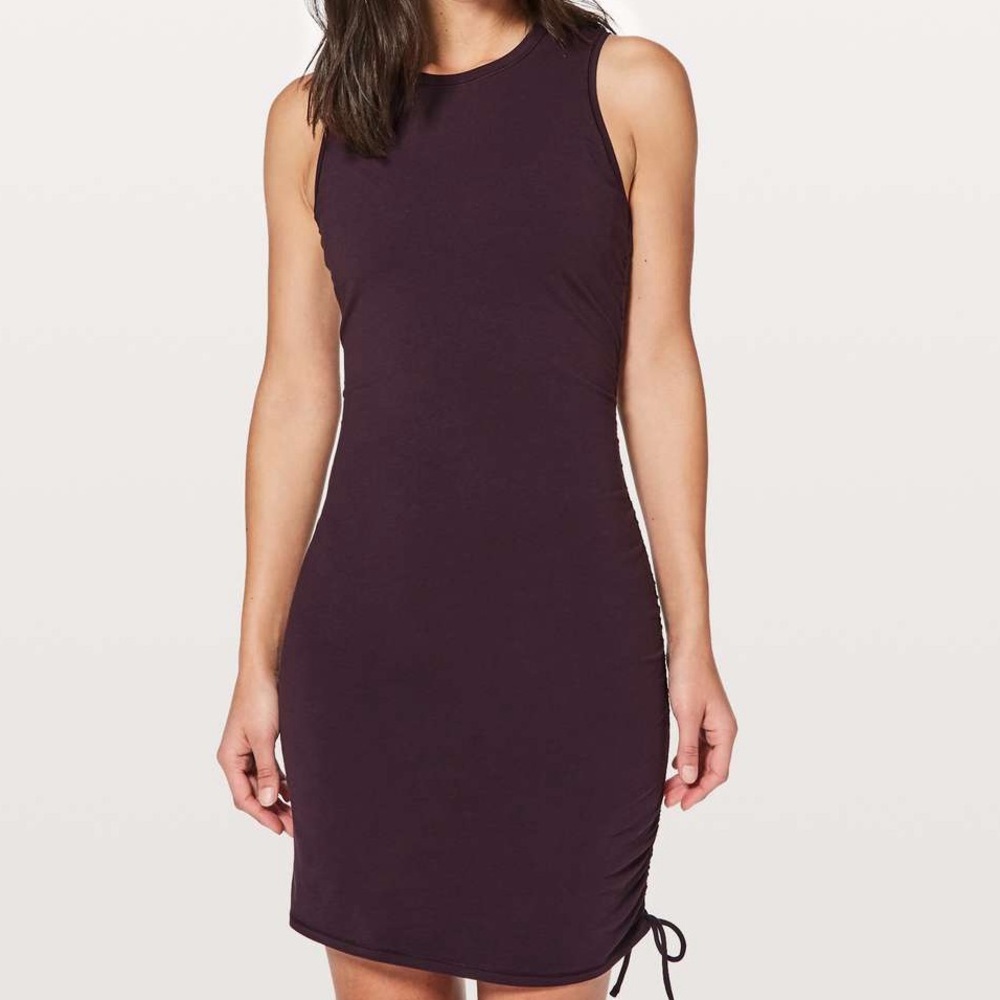 Lululemon Black Cherry Cinch It Dress Size 4